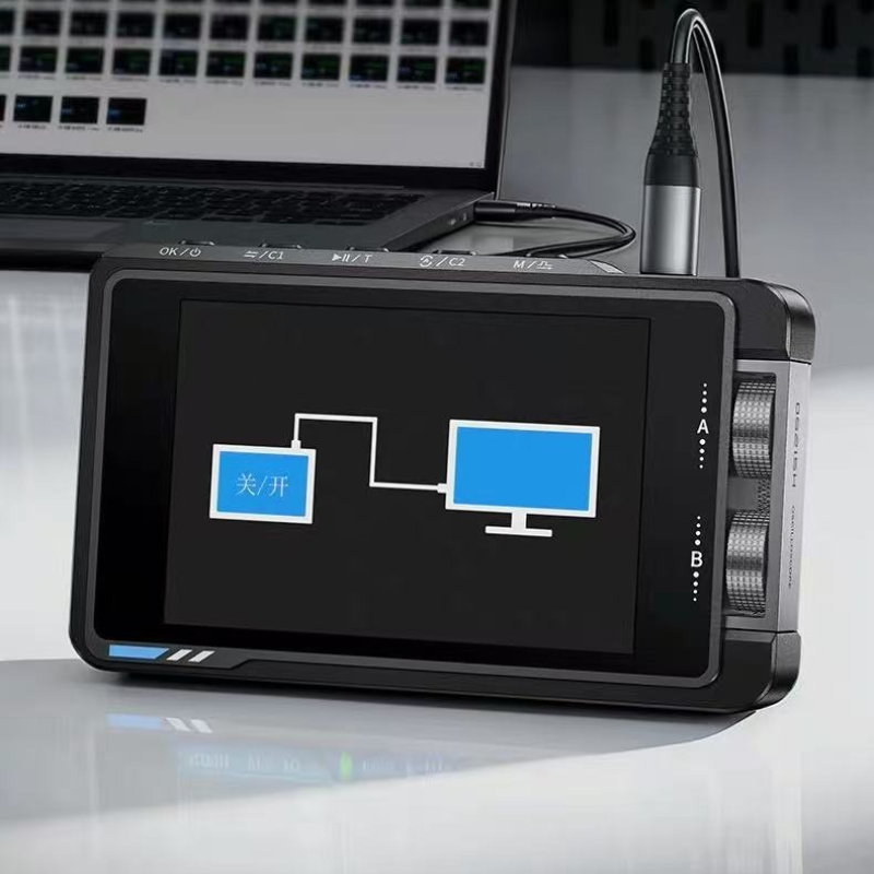 Fnirsi Digital Oscilloscope Handheld - FNIRSI DS215H 2-in-1 draagbare digitale oscilloscoop,