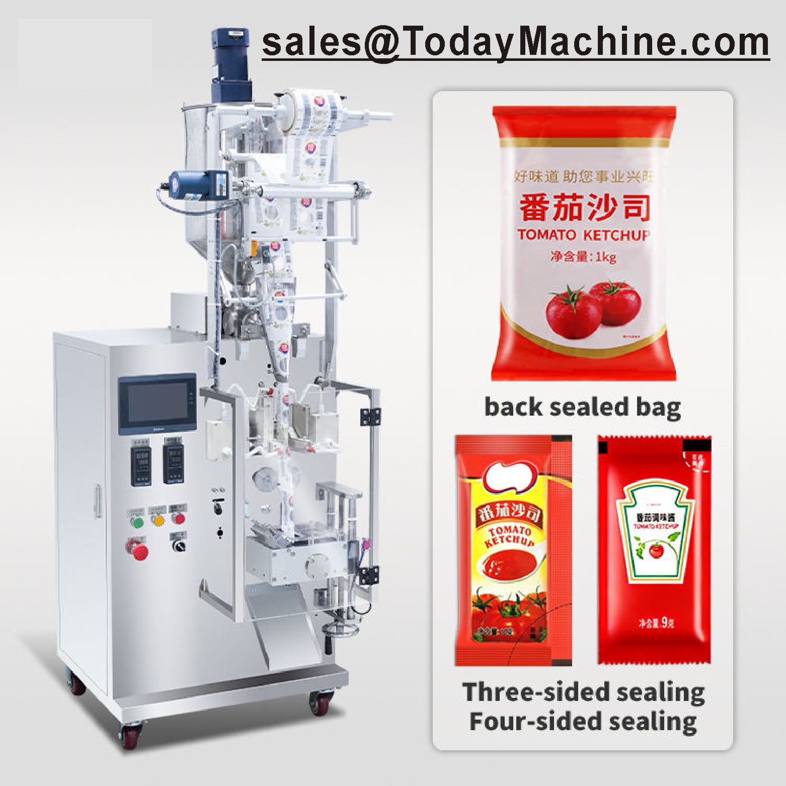 Packaging - Verticale vorm-, vul- en verzegelmachine voor