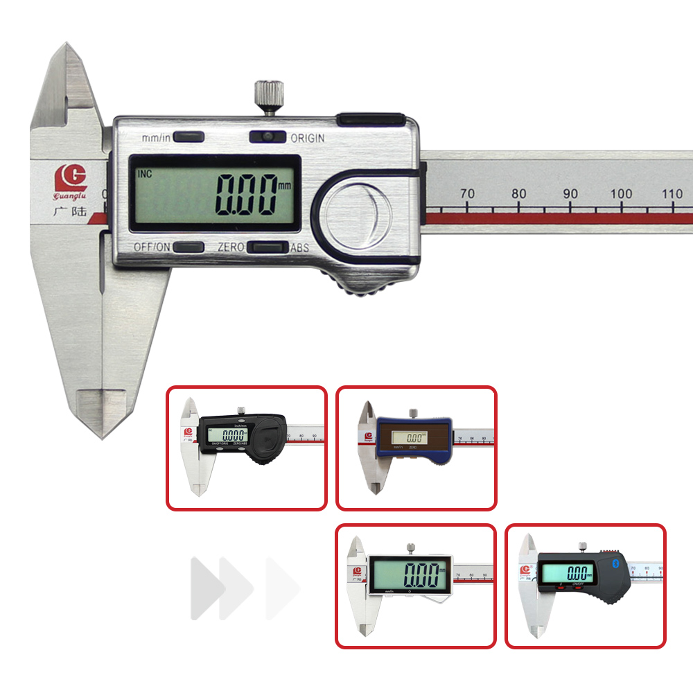 Digital Caliper 150Mm Stainless Steel - Guanglu digitale schuifmaat met hoge nauwkeurigheid/Bluetooth/absoluut