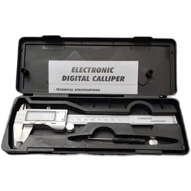 Digital Caliper 150Mm Stainless Steel - Groot LCD-scherm Groothandel RVS Digitale Schuifmaat