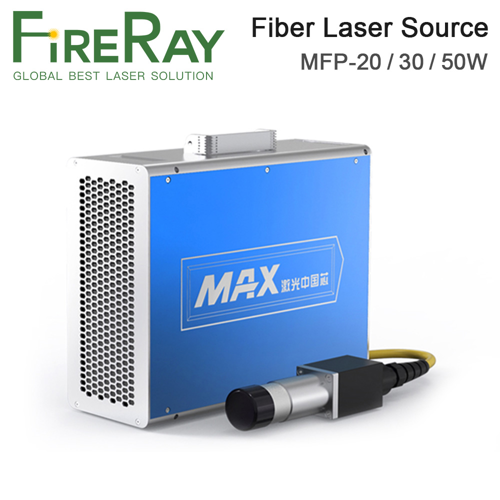 Fiber Laser Marking Machine 30W - FireRay MAX Q-geschakelde pulslaserbron, 20W-50W, hoogwaardige