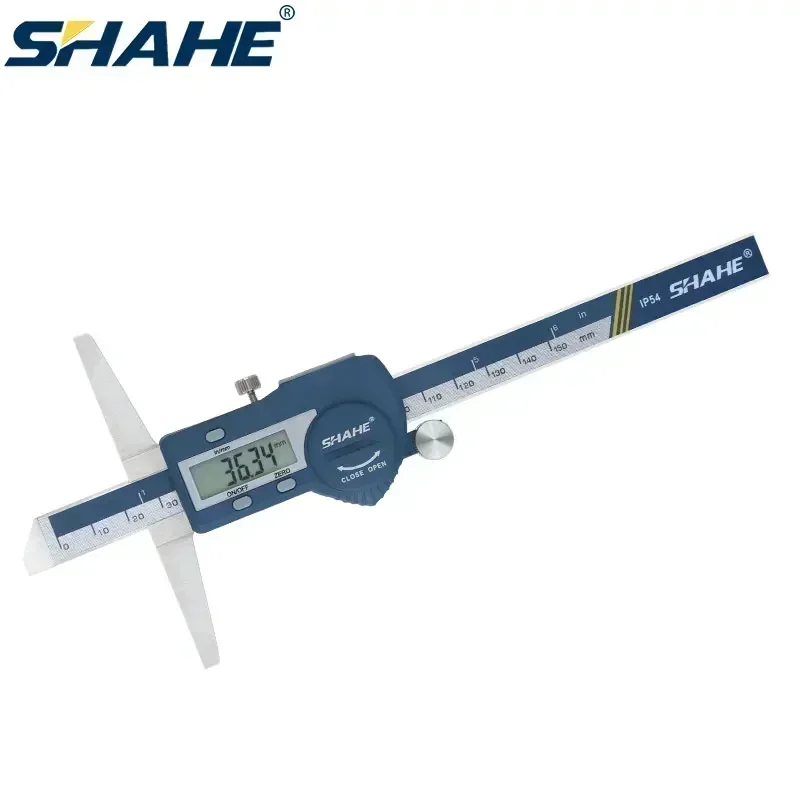 Digital Caliper 150Mm Stainless Steel - SHAHE Digitale Dieptemeter 150/200/300mm Elektronische Dieptemeter