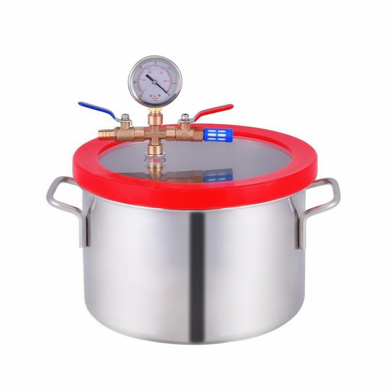 Vacuum Chamber Kit With Pump - Vacuümontgaskamerkit 5,6L met pomp en slang