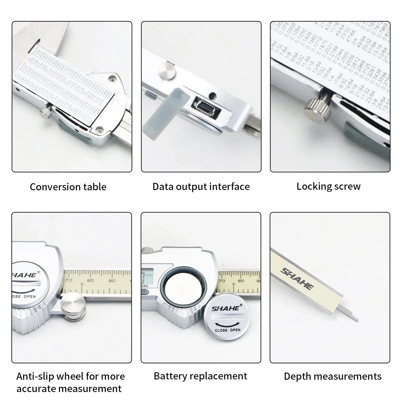 SHAHE elektronische digitale s - Digital Caliper 150Mm Stainless Steel recensie en prijs