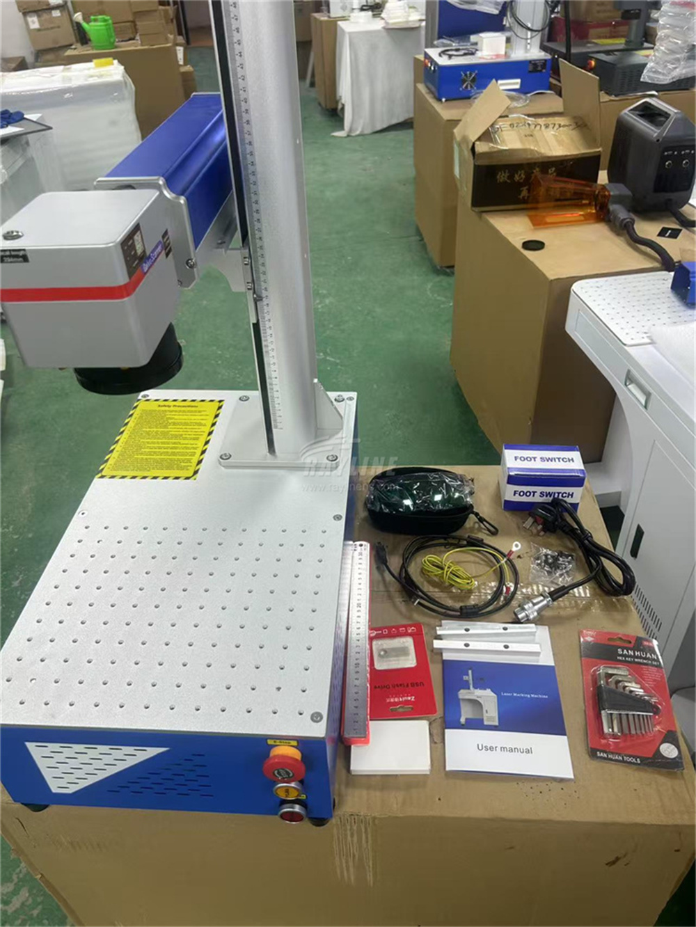 30W 50W 100W draagbare 3D fibe - Fiber Laser Marking Machine 30W recensie en prijs