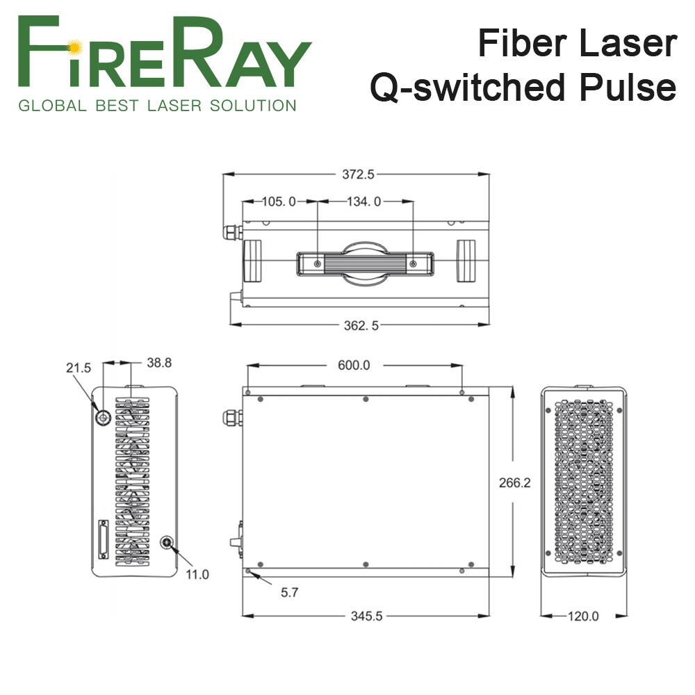FireRay MAX Q-geschakelde puls - Fiber Laser Marking Machine 30W recensie en prijs