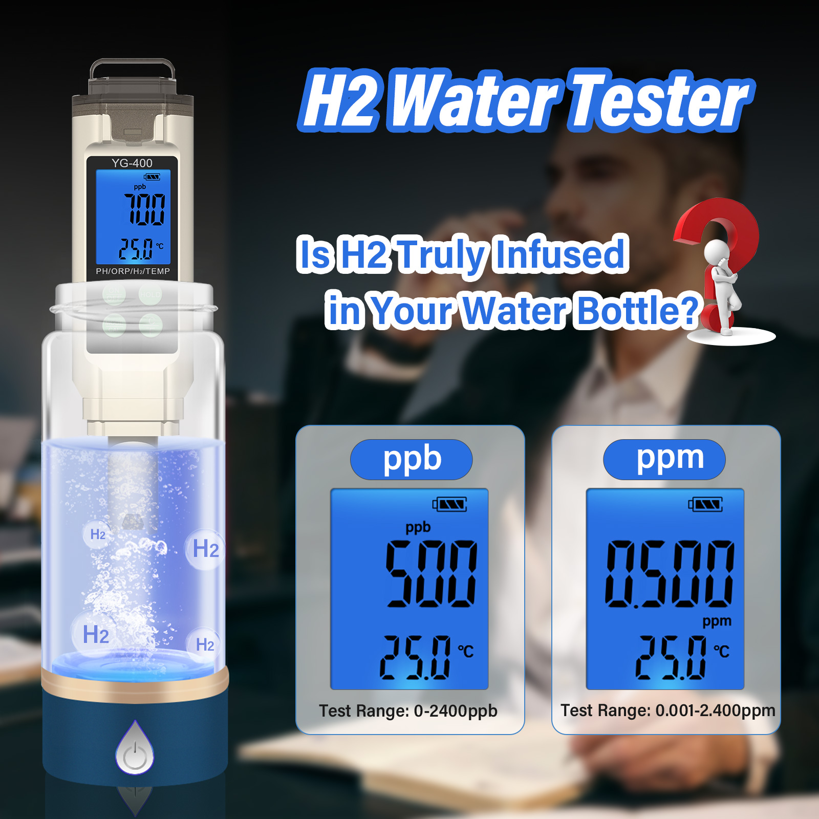 Yieryi 4 in 1 Digitale PH ORP  - Ph Meter Digital Water Tester recensie en prijs