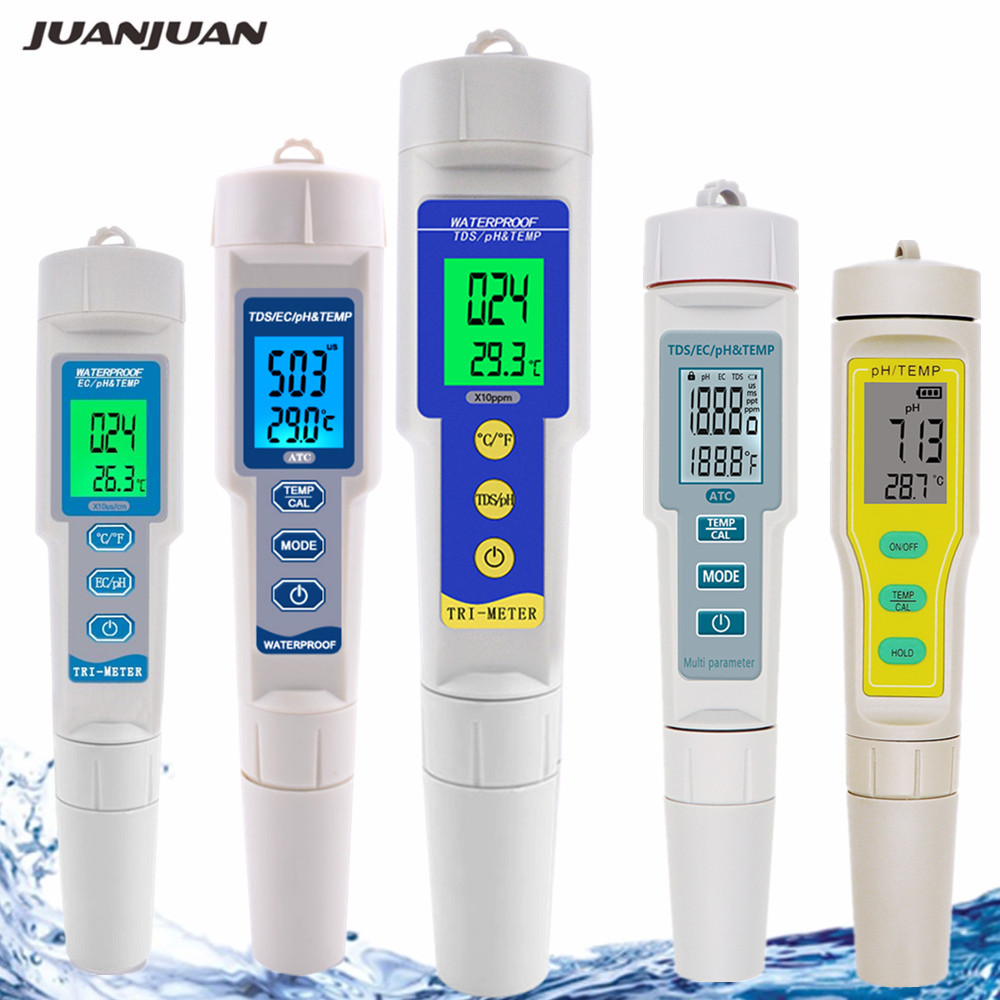 Professionele 4 In 1 Tds Ph Ec - Ph Meter Digital Water Tester recensie en prijs