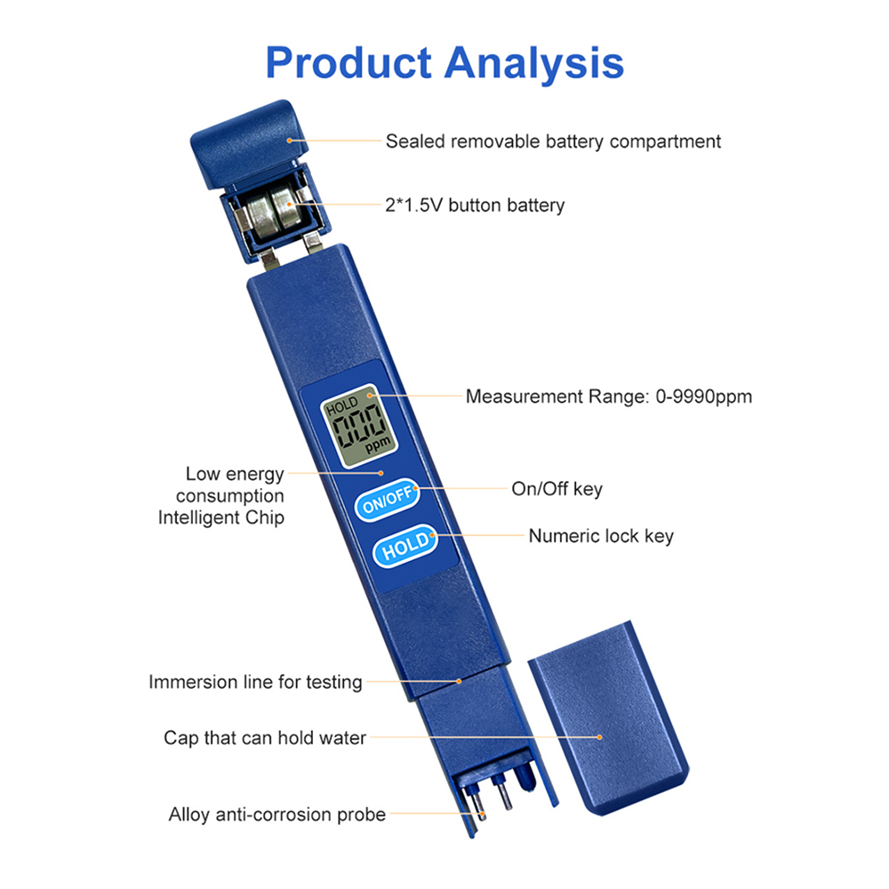 TDS-meter Digitale waterkwalit - Ph Meter Digital Water Tester recensie en prijs